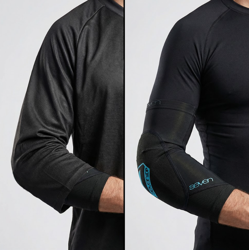 7 iDP Transition Elbow Pads - Black