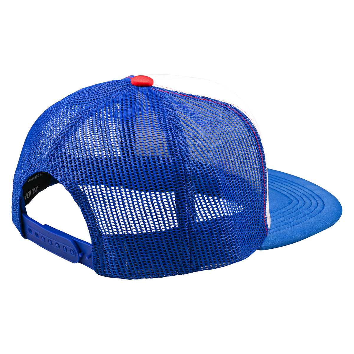 Troy Lee Designs Peace Out Trucker Snapback Hat - White-Blue