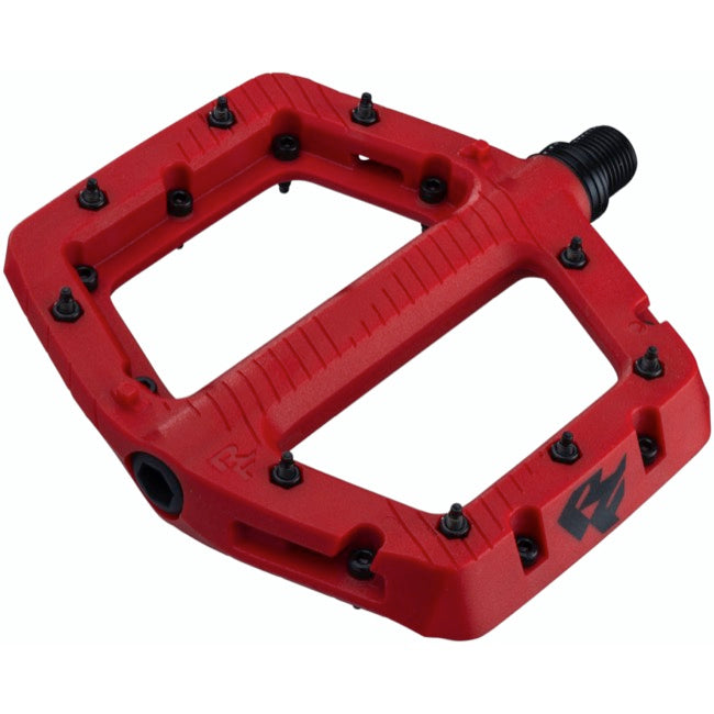 Race Face Chester Flat Pedals - Small - Red