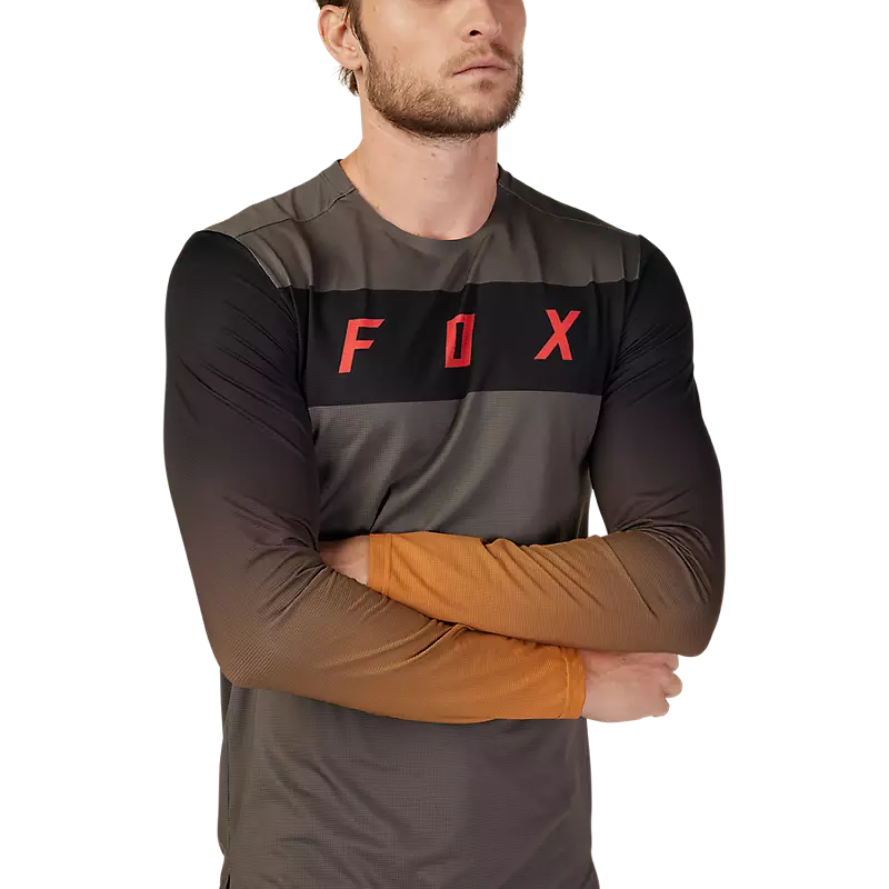 Fox Racing Flexair Long Sleeve MTB Jersey - Arcadia - Dirt