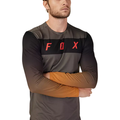 Fox Racing Flexair Long Sleeve MTB Jersey - Arcadia - Dirt