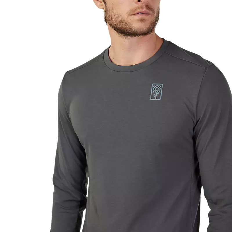 Fox Racing Ranger Dri Release Long Sleeve MTB Jersey - Dark Shadow - 2023