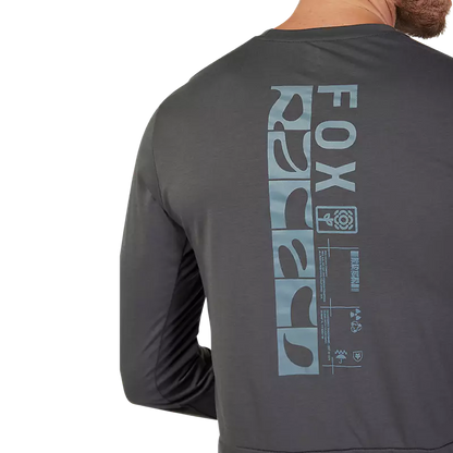 Fox Racing Ranger Dri Release Long Sleeve MTB Jersey - Dark Shadow - 2023