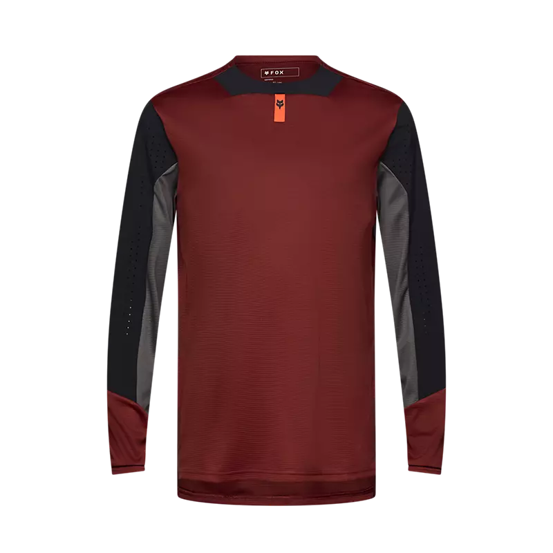 Fox Racing Defend Long Sleeve MTB Jersey - Rust