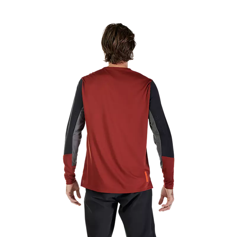 Fox Racing Defend Long Sleeve MTB Jersey - Rust