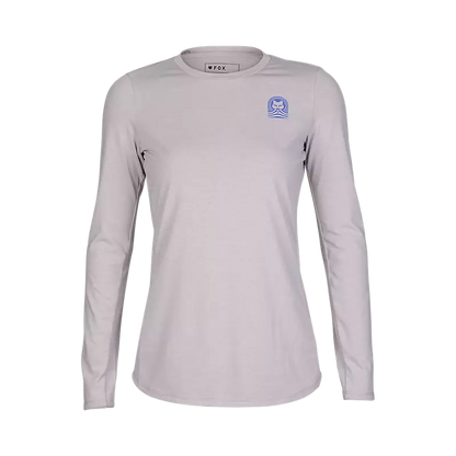 Fox Racing Ranger Dri Release Long Sleeve MTB Jersey - Womens - Gray-Light Gray