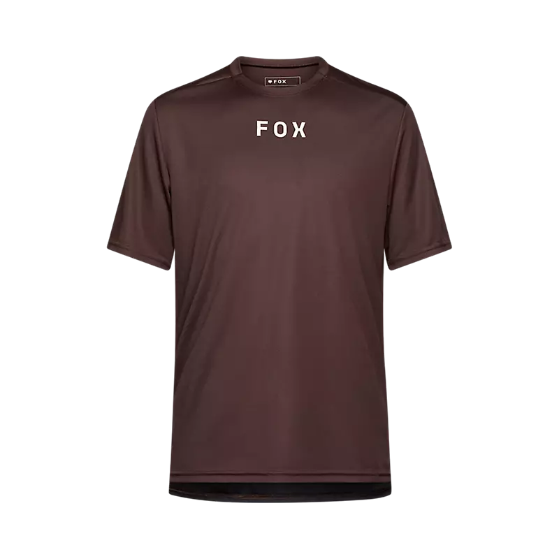 Fox Racing Ranger Short Sleeve MTB Jersey - Wordmark - Cocoa