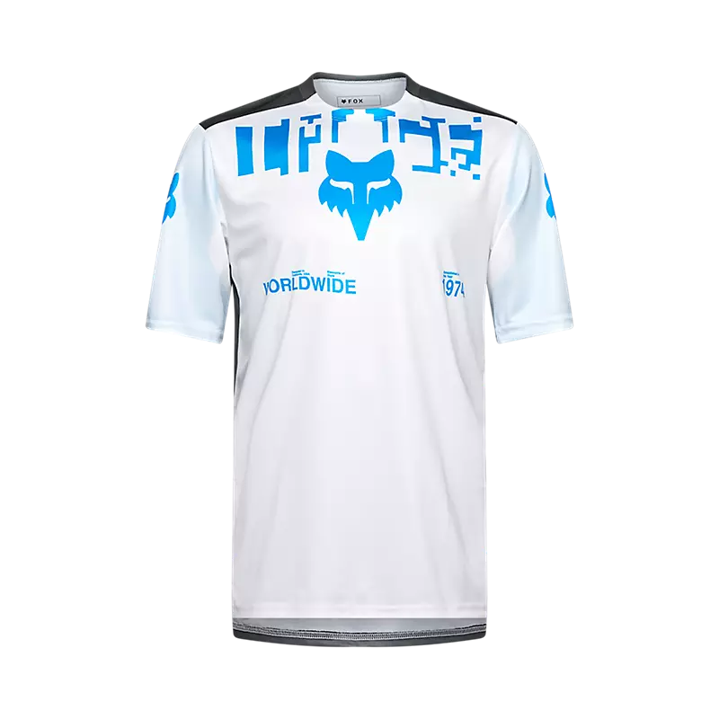 Fox Racing Ranger Short Sleeve MTB Jersey - Digi image - White