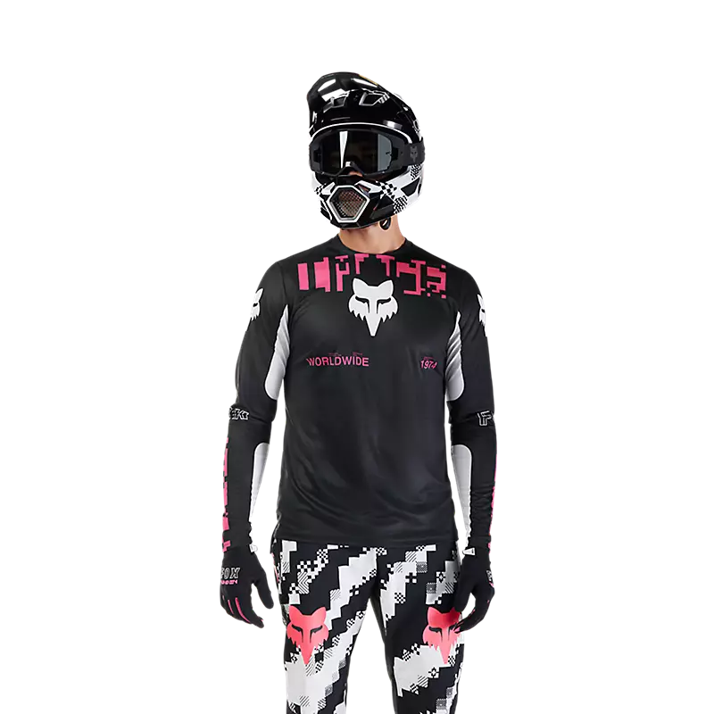 Fox Racing Ranger Long Sleeve MTB Jersey - Digi image - Black