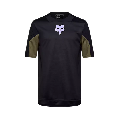 Fox Racing Defend Short Sleeve MTB Jersey - Park - Black