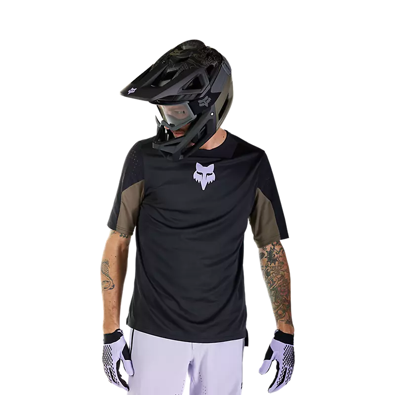 Fox Racing Defend Short Sleeve MTB Jersey - Park - Black