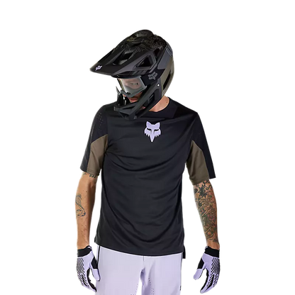Fox Racing Defend Short Sleeve MTB Jersey - Park - Black