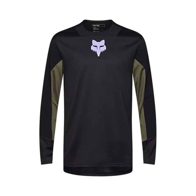 Fox Racing Defend Long Sleeve MTB Jersey - Park - Black