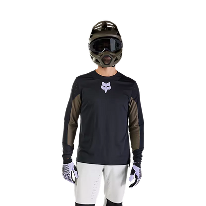 Fox Racing Defend Long Sleeve MTB Jersey - Park - Black