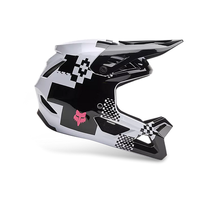 Fox Racing Rampage Full Face Helmet - Digi Image - Black-White