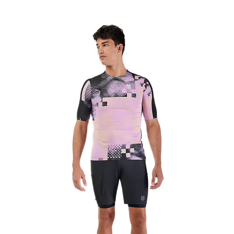 Fox Racing Flexair Ascent Short Sleeve MTB Jersey - Pulse - Desert Rose