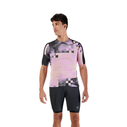 Fox Racing Flexair Ascent Short Sleeve MTB Jersey - Pulse - Desert Rose