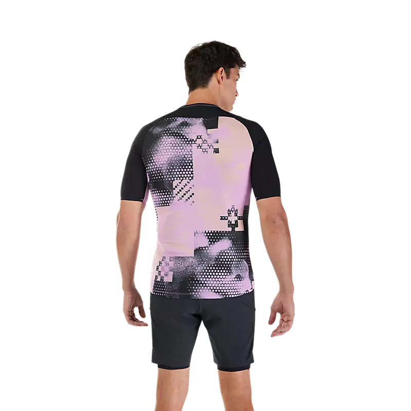 Fox Racing Flexair Ascent Short Sleeve MTB Jersey - Pulse - Desert Rose