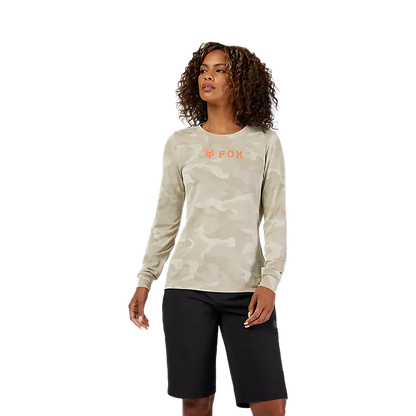 Fox Racing Ranger Tru Dri Long Sleeve MTB Jersey - Womens - Cream