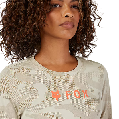 Fox Racing Ranger Tru Dri Long Sleeve MTB Jersey - Womens - Cream