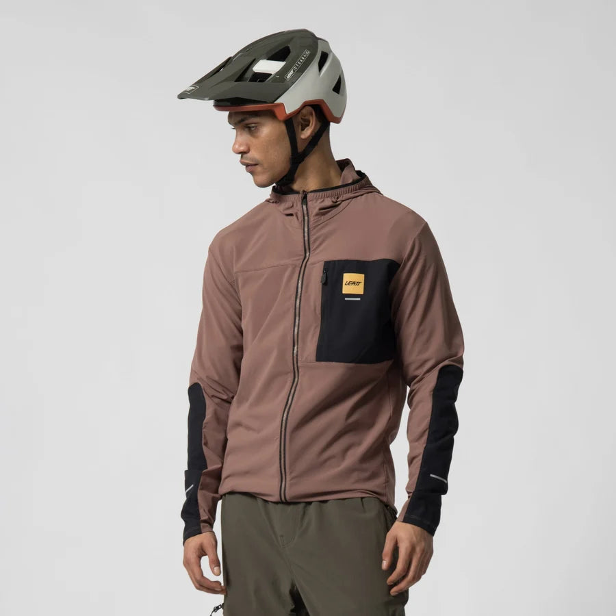Leatt WindBlock 1.0 MTB Jacket - Stout Brown