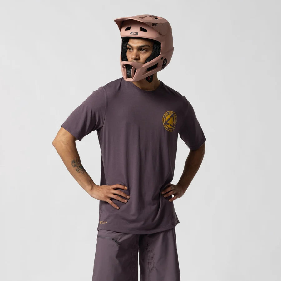 Leatt Gravity 3.0 Short Sleeve MTB Jersey - Dusty Purple