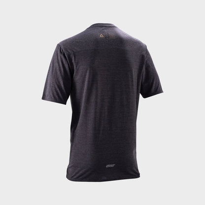 Leatt Trail 4.0 Short Sleeve MTB Jersey - Ghost Black