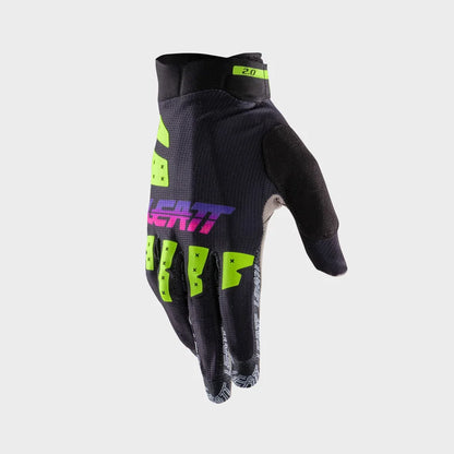 Leatt X-Flow 2.0 MTB Glove - Neon Black
