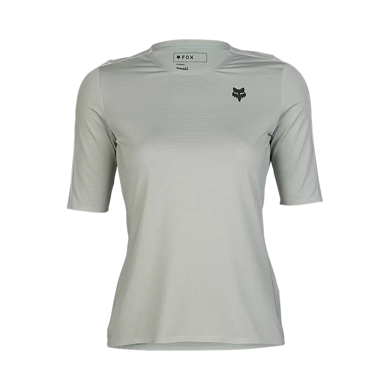 Fox Racing Flexair Ascent Short Sleeve MTB Jersey - Womens - Gray Vintage