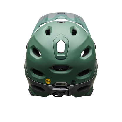 Bell Super DH Spherical Full Face Helmet - Matt Green-Gray