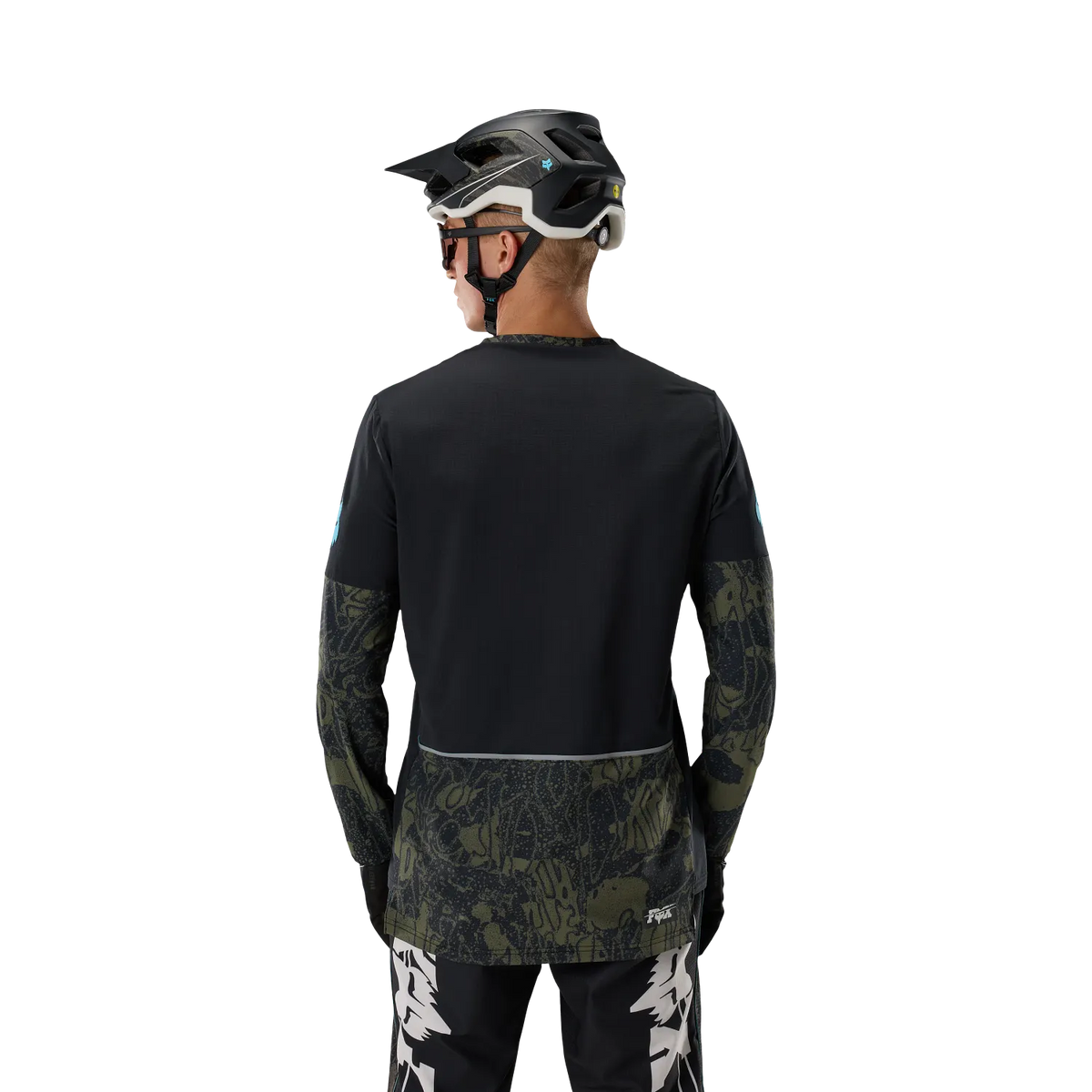 Fox Racing Defend Thermal Long Sleeve MTB Jersey - Lunar - Black