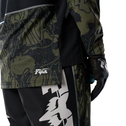 Fox Racing Defend Thermal Long Sleeve MTB Jersey - Lunar - Black