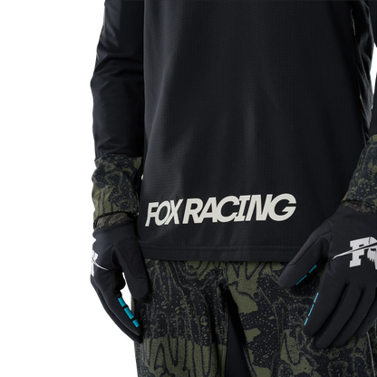 Fox Racing Defend Thermal Long Sleeve MTB Jersey - Lunar - Black