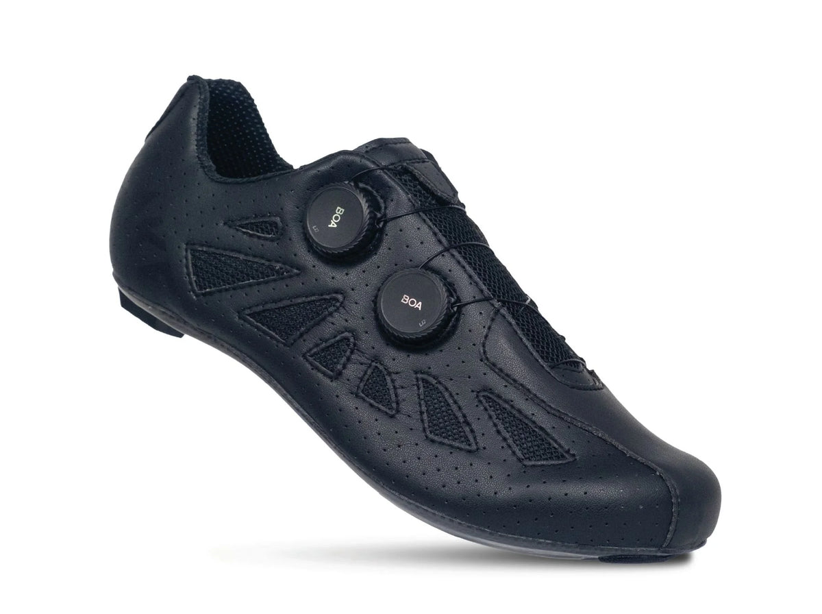 Lake CX302 Road Shoe - Narrow - Classic Black-Black