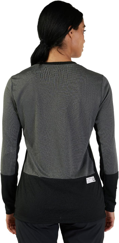 Fox Racing Defend Long Sleeve MTB Jersey - Womens - Dark Shadow