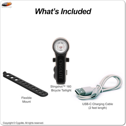 Cygo Lite Slingshot Endurance 160 USB Taillight