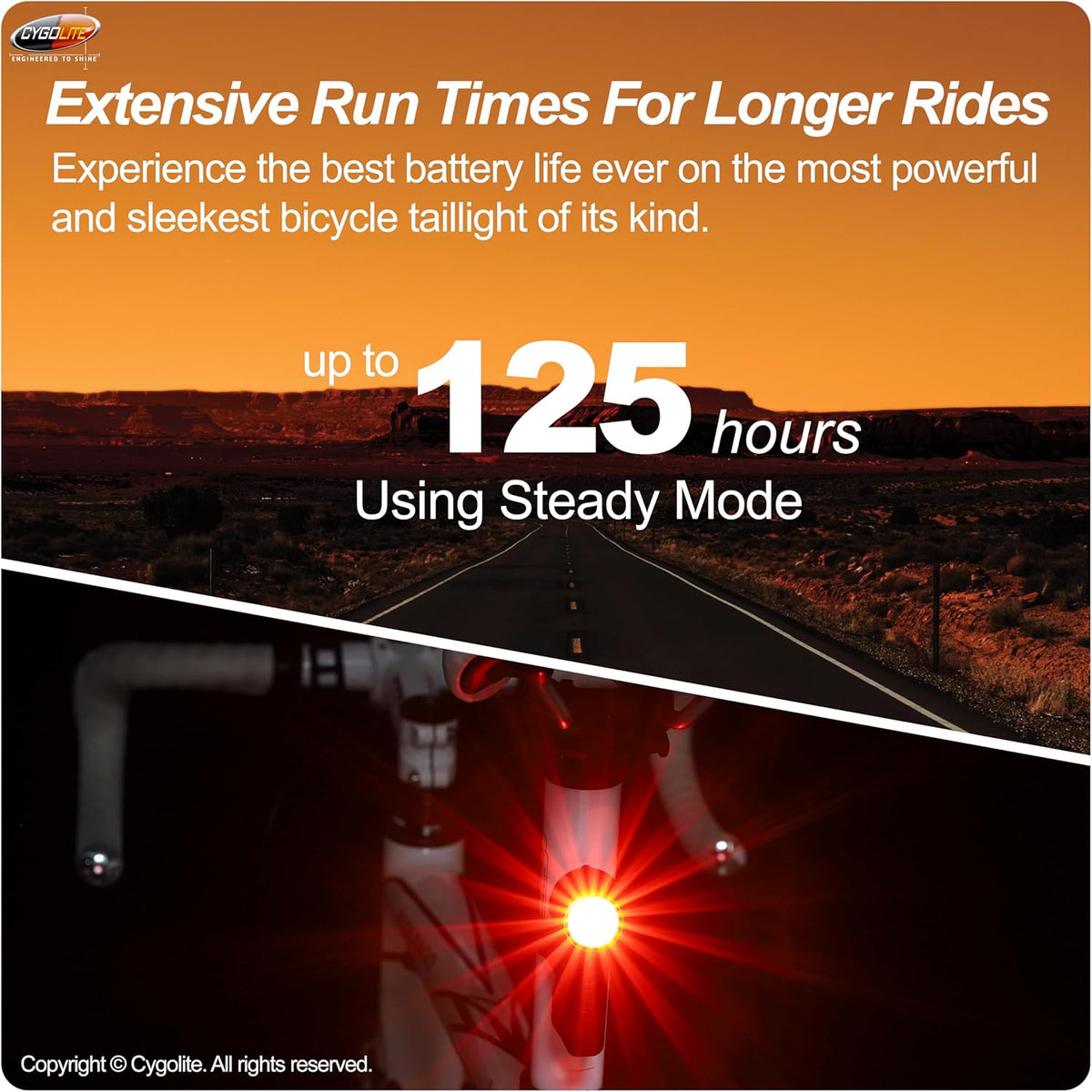 Cygo Lite Slingshot Endurance 160 USB Taillight