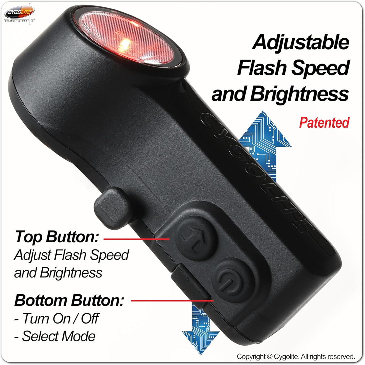 Cygo Lite Slingshot Endurance 160 USB Taillight