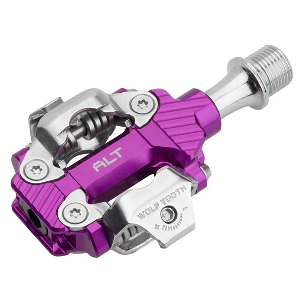 Wolf Tooth Components ALT XC Clipless MTB Pedal - Ultraviolet Purple