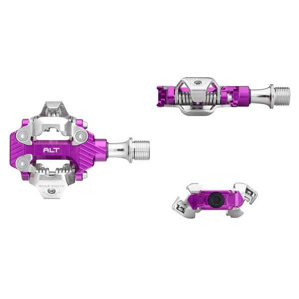 Wolf Tooth Components ALT XC Clipless MTB Pedal - Ultraviolet Purple