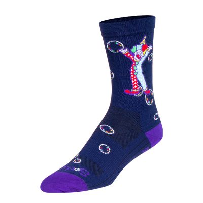 SockGuy 6" Crew Sock - Bubbles