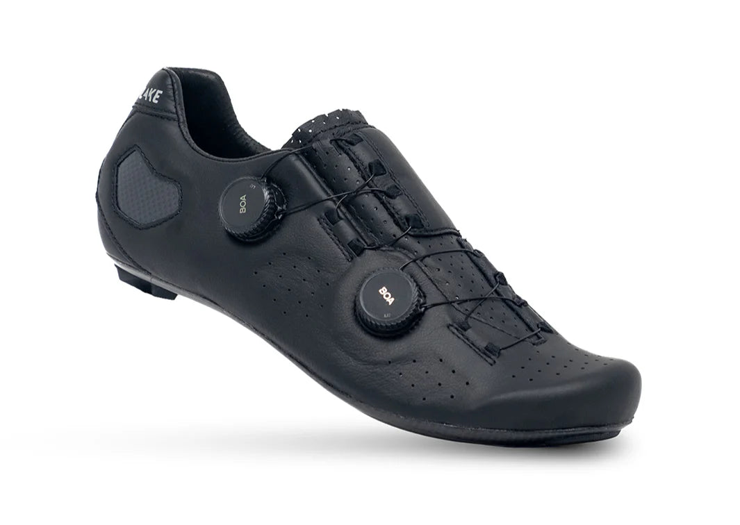 Lake CX333 Road Shoe - Black-Silver