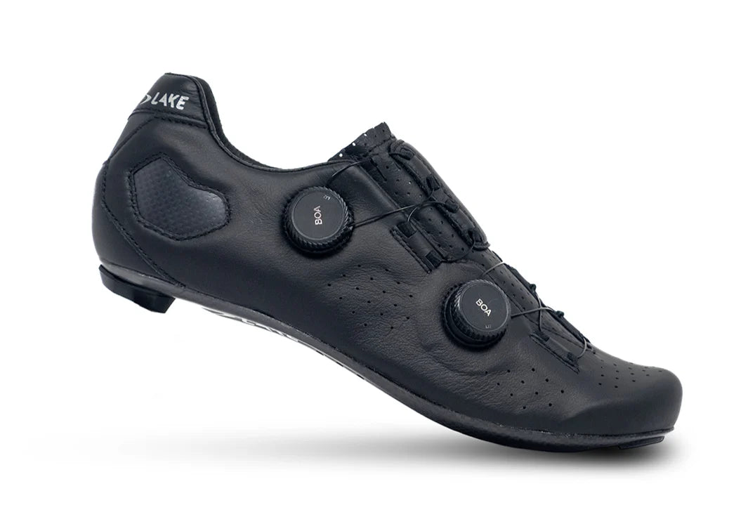 Lake CX333 Road Shoe - Black-Silver
