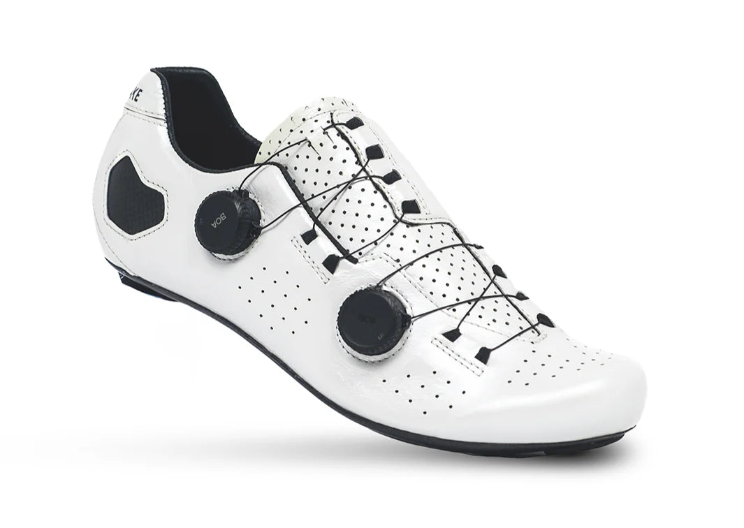 Lake CX333 Road Shoe - Narrow - White-Black