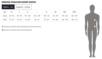 Endura FS260 Bibshort - Ink blue