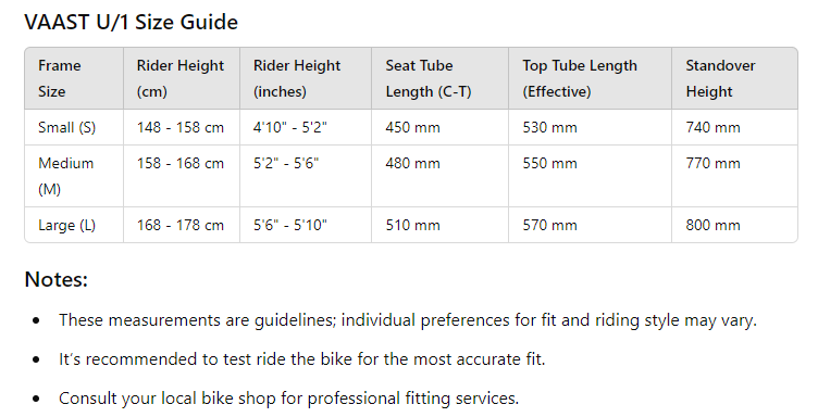 Vaast Bikes U/1 700c Street - Blue