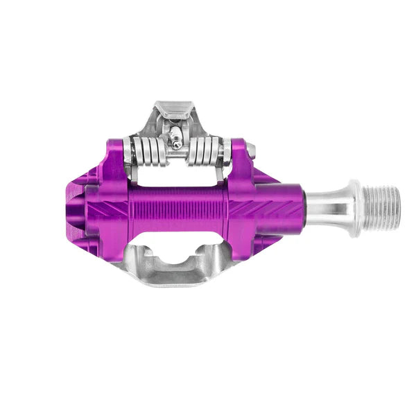 Wolf Tooth Components DEL Gravel Clipless MTB Pedal - Ultraviolet Purple