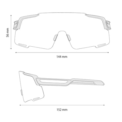 Shimano Equinox RS Sunglasses - Road Lens - Matte White