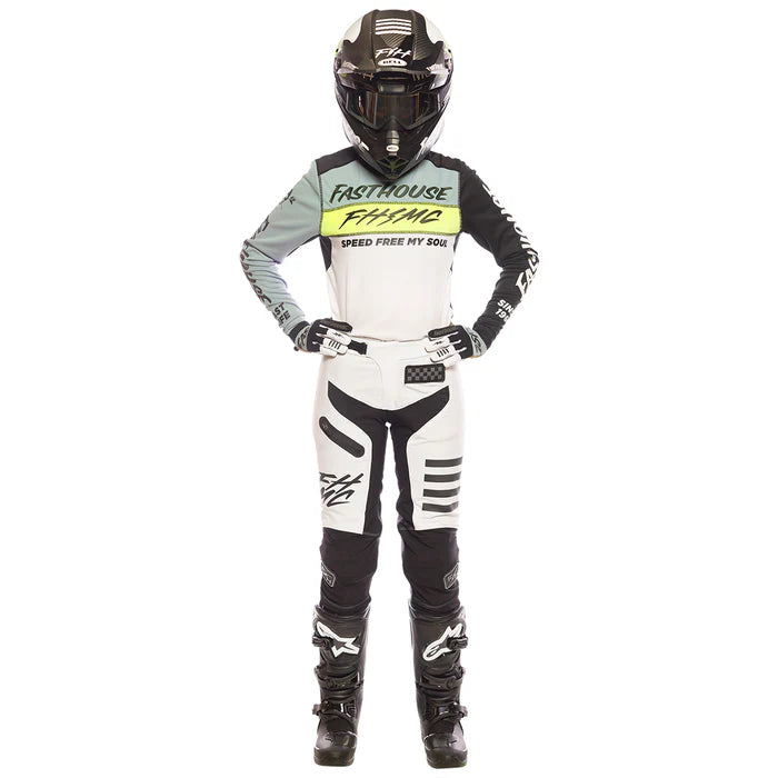 Fasthouse Elrod Evoke Jersey - Womens - Skyline-White