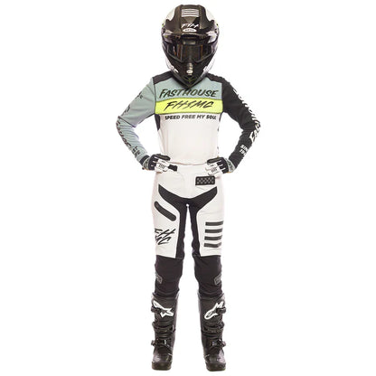 Fasthouse Elrod Evoke Jersey - Womens - Skyline-White